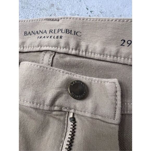 Banana Republic Men’s Tan Athletic Tapered Fit Cotton Jeans Size 29”x32” - Picture 8 of 9